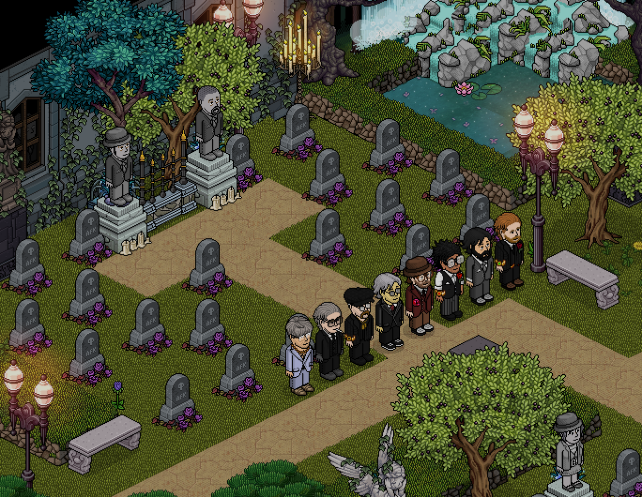 La familia rinde homenaje a los suyos en el cementerio de Alcapone